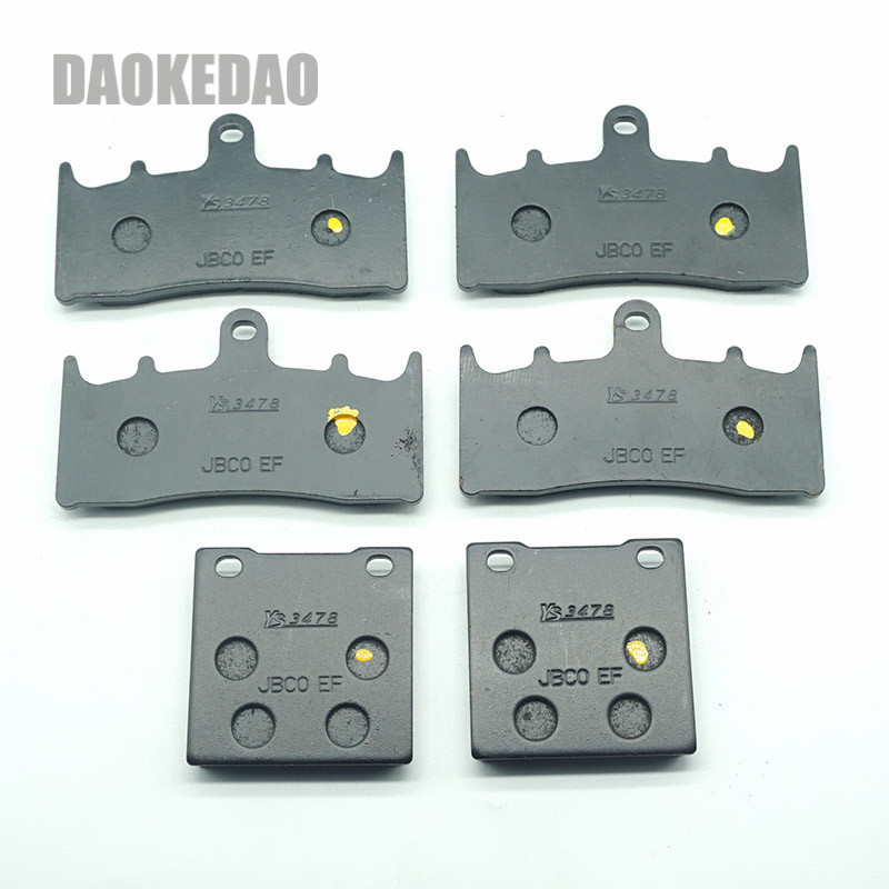 Set bantalan rem depan belakan - Motorcycle Brake Pads ulasan dan harga
